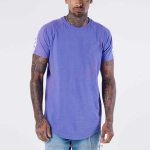 Mens clothing manufacturer 2018 New arrival custom long line t shirt Mens clothing manufacturer 2018 New arrival custom long line t shirt
