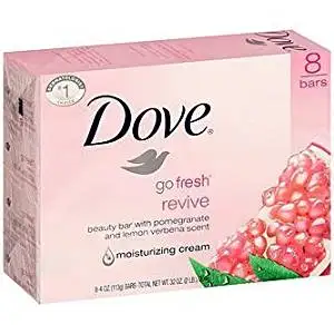 Dove Go Fresh Revive With Pomegranate & Lemon Verbena Scent Soap (Set Of 3) 135 Gx3