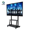 Custom size 75 inch school interactive electronic presentation board digital signage with whiteboard software