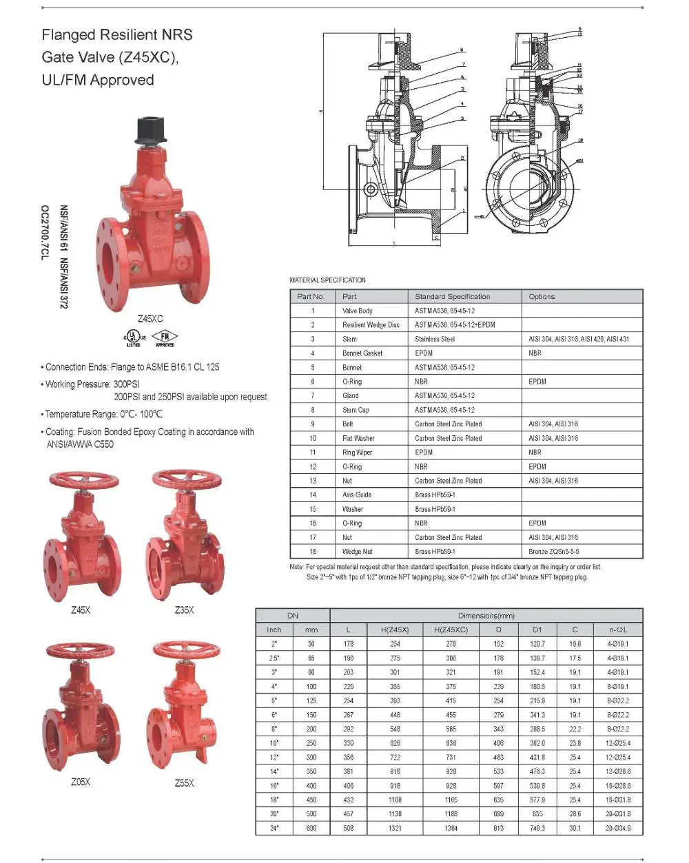 Flange End X Grooved End Nrs Handle Wheel Ul Fm 6 Inch Gate Valve - Buy ...