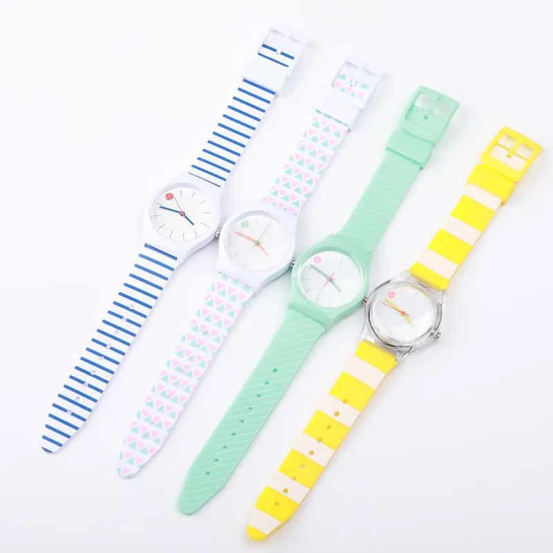 Bestselling Colorful Plastic Watches Custom Made Promotional Cheap