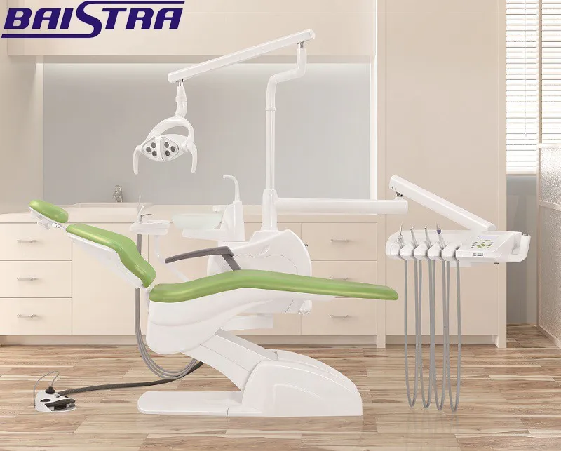 Luxury Type Led Sensor Light Dental Chair Price/ Dental Unit With