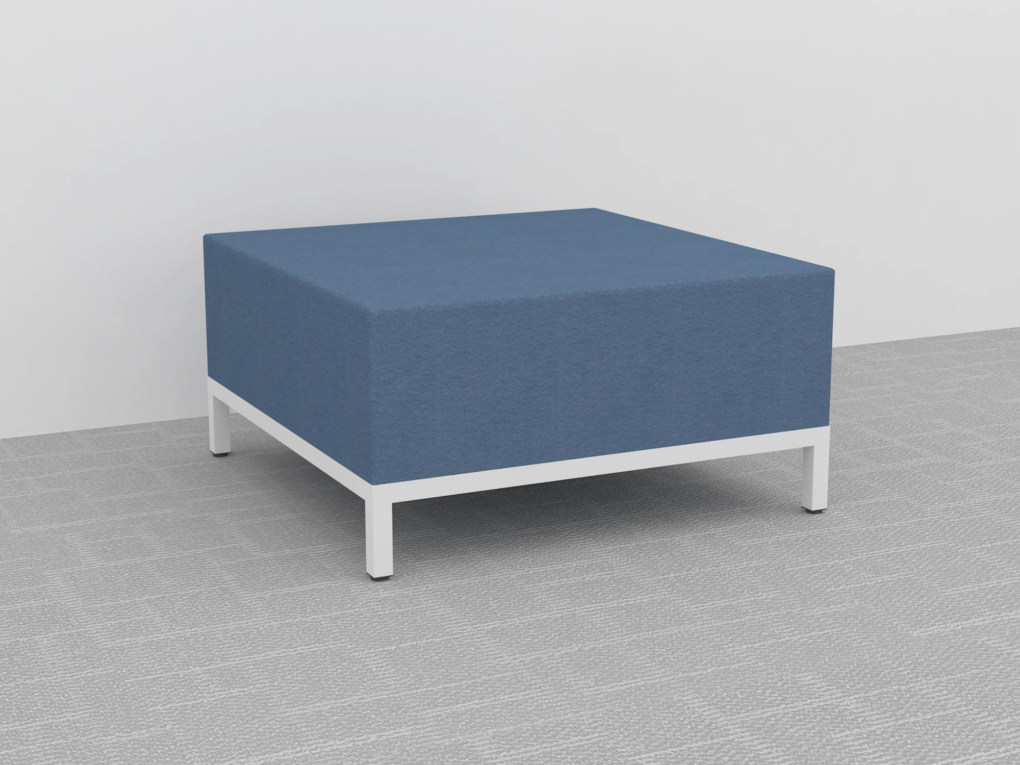 进口羊绒毡布表面高密度海绵休闲沙发