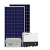 Storage 10kw off grid on grid 10 kw hybrid solar system for roof installation