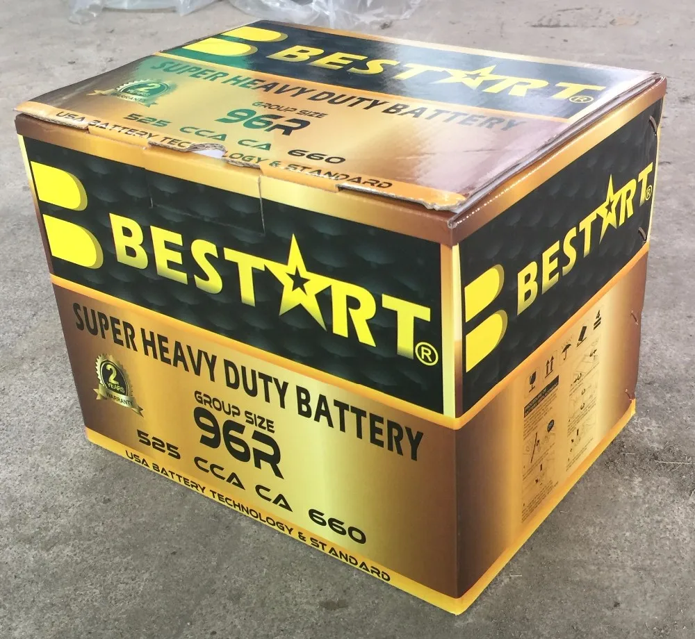 Automobile Battery Usa Standard 12v Smf Vehicle Battery 60ah Bci 96r
