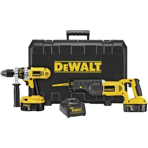 18 volt dewalt drill set