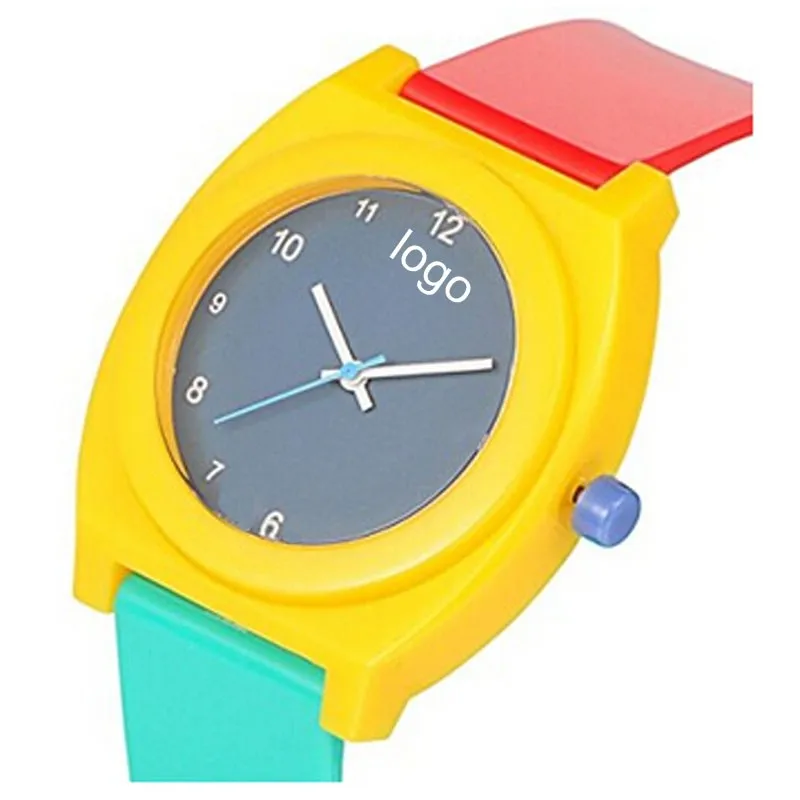 Colorful Watch Children's Plastic Quartz Wrist Watch Cheap Kid's Watch