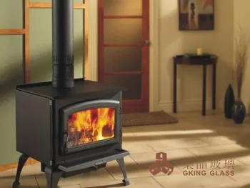 1150 850mm Fireproof Glass For Fireplaces Ceramic Fireplace Glass