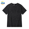 High quality blank vintage water washed short sleeve t-shirt in plain for men vintage clothing