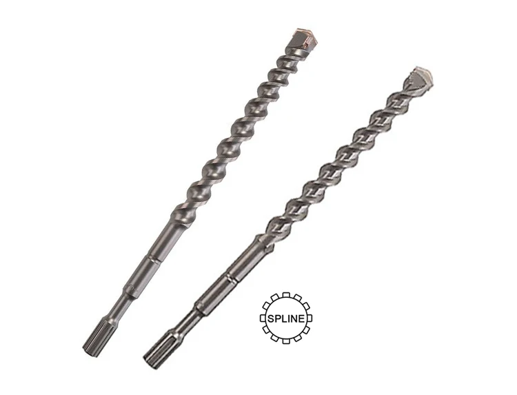 Carbide Single Head Tip Spline Shank Hammer Drill Bit for Concrete Stone Mable Masonry Drilling