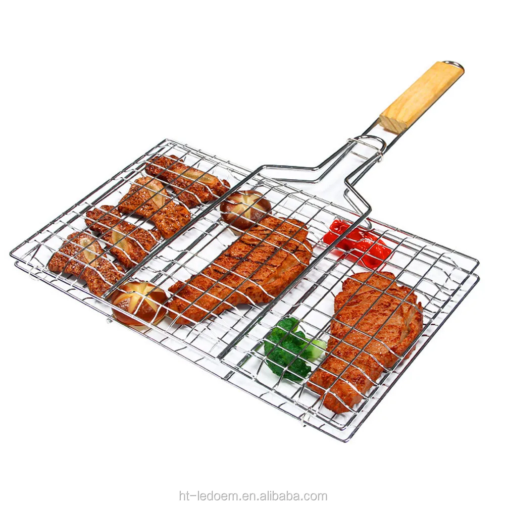 46.5cm*33.5cm*20cm Cheap Stainless Steel Barbecue Grill Basket/bbq ...