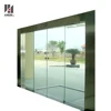 commercial frameless automatic induction sensor glass sliding door prices