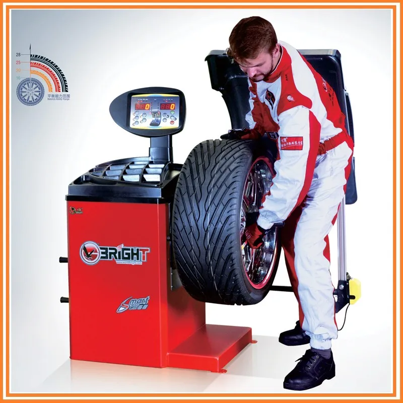 Bright Cb68 Motorcycle Wheel Balancing Machine,Wheel Balancer With Led