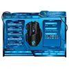 9 keys programmable four speed control 3200DPI customized functions 6 colors led gaming mouse pc