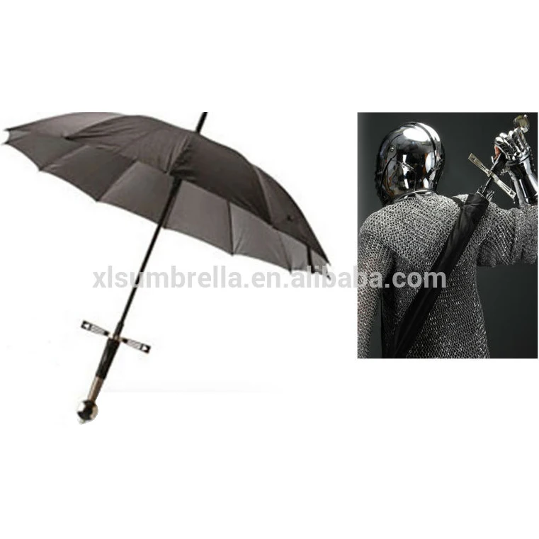 Beautiful Sword Handle Shape Umbrella Ninja Katana Japanese Long Umbrella