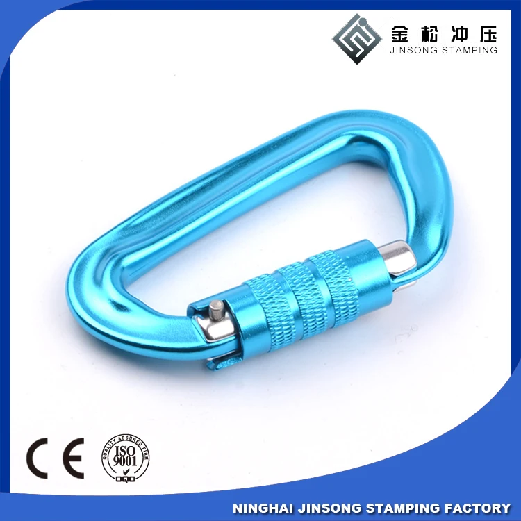 Small Carabiner Stainless Steel D Snap Carabiner Hook Climbing