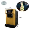 Cheap price commercial frozen yogurt rainbow soft ice cream machine