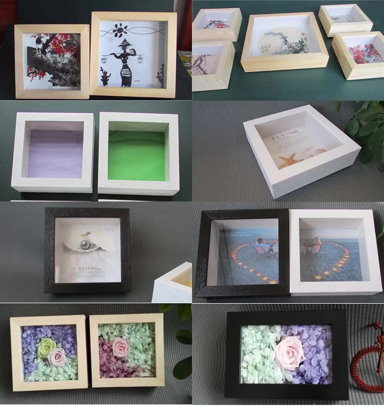 Wholesale Shadow Box Frames With Glass Or Plexiglass And Deep Box Frame