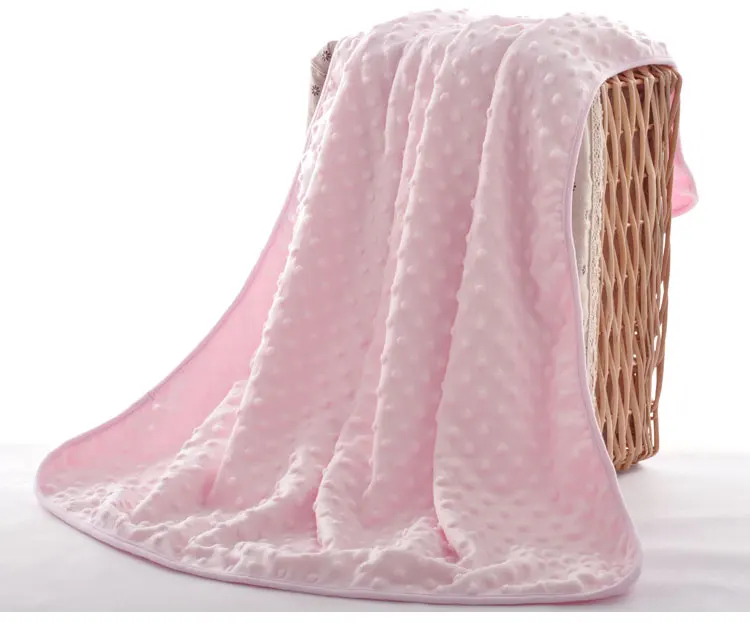 Gift Infant Baby Wrap Set Winter Bed Blanket Super Soft Thick