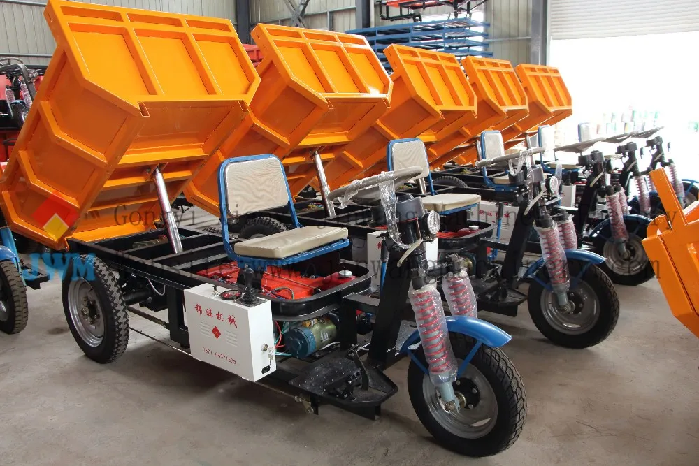 Ghana Adult Cargo Tricycle With Shade Roof Loncin 2000w Air Fan Cooled