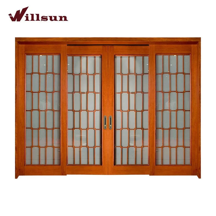 Wood Frame 4 Panel Sliding Glass Patio Doors Sliding Interior French Doors Best French Patio Doors