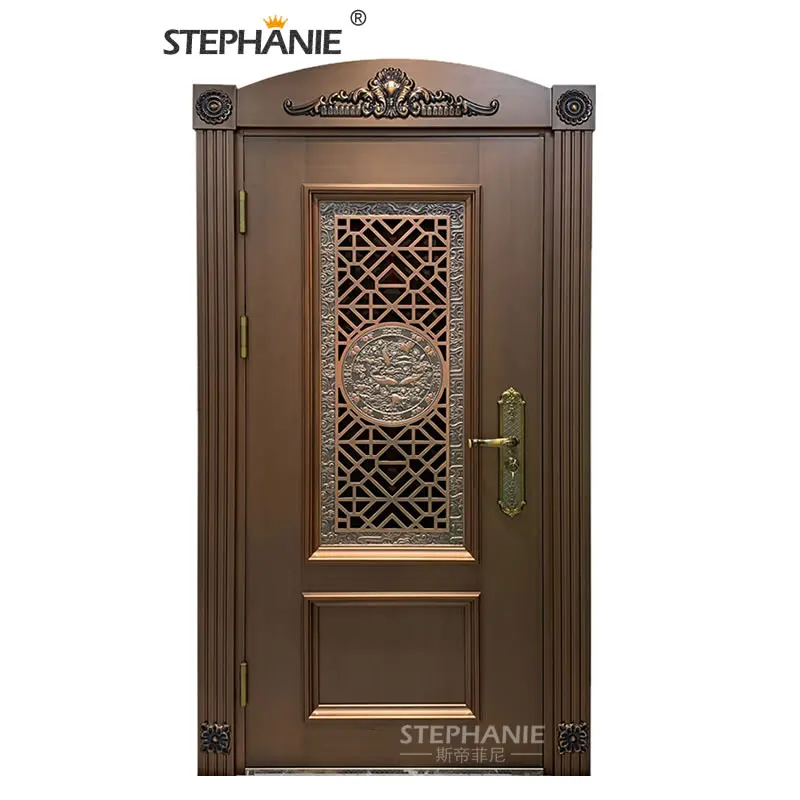 stephanie security door steel iron front main entrance door for villa