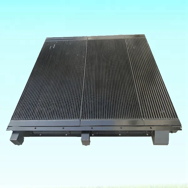 high performance aluminum plate bar oil cooler 1614954300 for screw air compressor parts