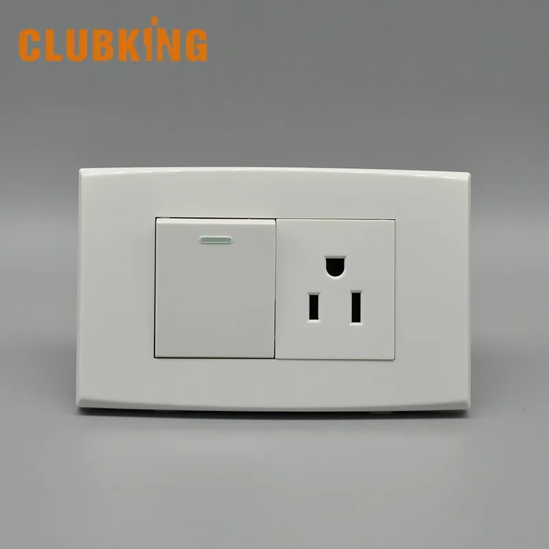 New Design 15 Amp American Wall Electrical Switch Socket - Buy