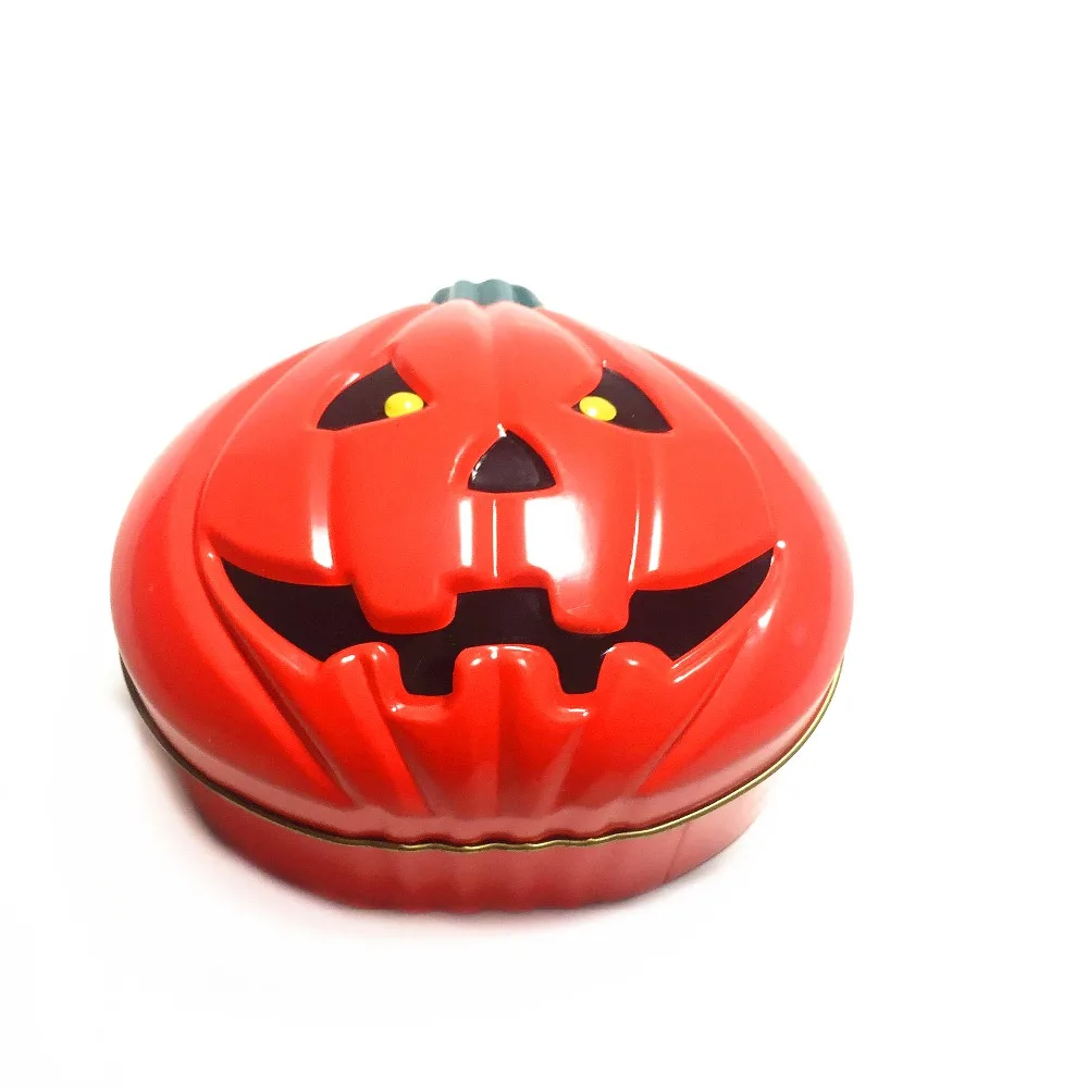 Halloween Tin Food Storage Containers Buy Halloween Pumpkin Shaped