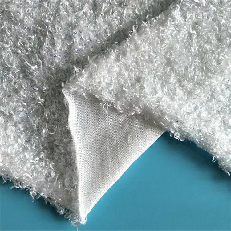 100 Polyester Soft Curly Pile Fleece Fabric For Toys Blanket Garment