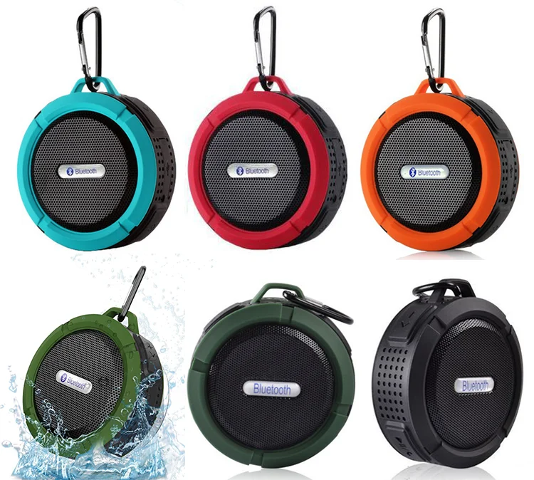 2019 trending mini suction cup car speaker outdoor sport portable waterproof C6 wireless speaker - ANKUX.COM