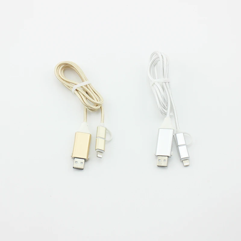 2 In 1 Usb Otg Cable,Usb Otg Adapter For Iphone 5/apple/ipad Mini Buy Usb Otg Cable,Usb Otg