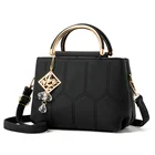 中国から輸入卸売女性のファッション Pu レザートートハンドバッグ韓国新キャプスタン棒ライチテクスチャカジュアルグレースショルダーバッグ