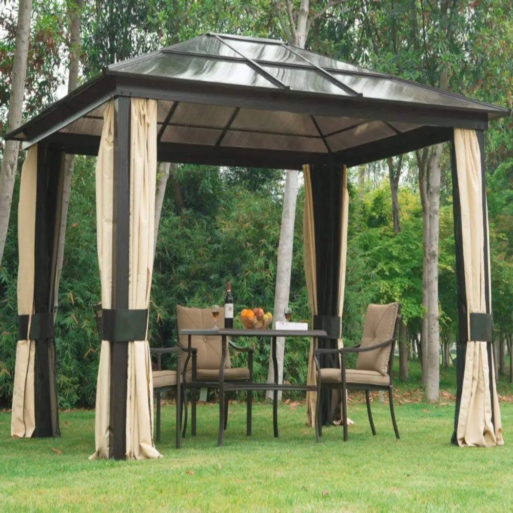 Buy AMGS Hot Tub Gazebo Canopy Patio Outdoor Tent 10x10 BBQ Grill Cover ...