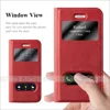 Double View Window Touchable Leather Cover Case For Apple iPhone 5S SE