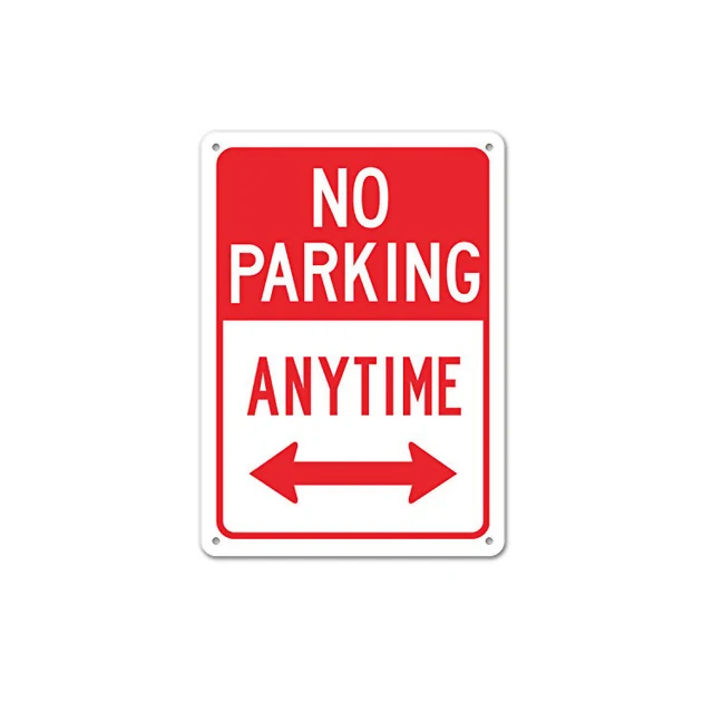 smart sign 3m high intensity grade reflective sign no parking