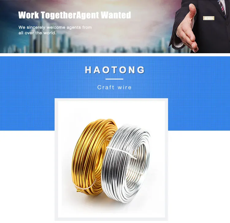decoration colored craft aluminumholiday wire