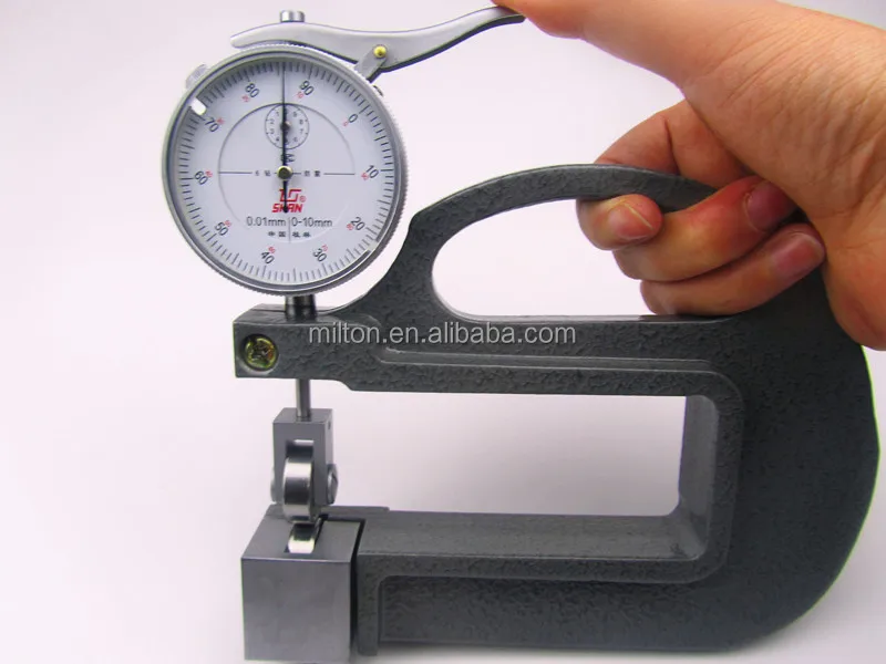 0-10mm Measure Range Digital Thickness Gauge with Roller Insert Thickness Meter 