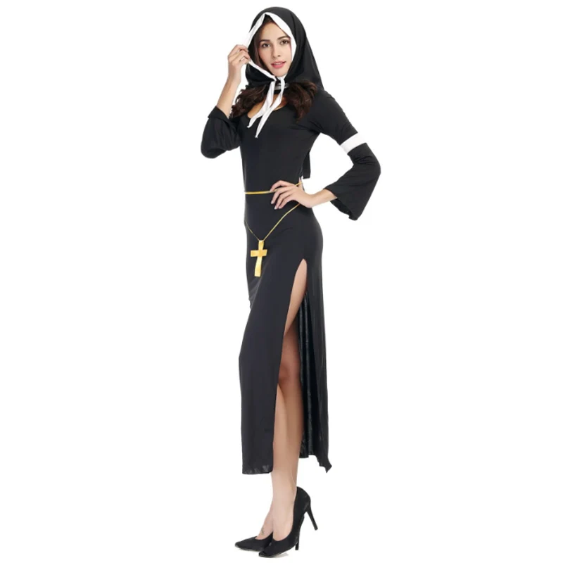 2017 In Style Halloween Sexy Women Gothic Nun Costume For Adult - Buy Nun  Costume,Halloween Nun Costume,Nun Costume For Adult Product on 