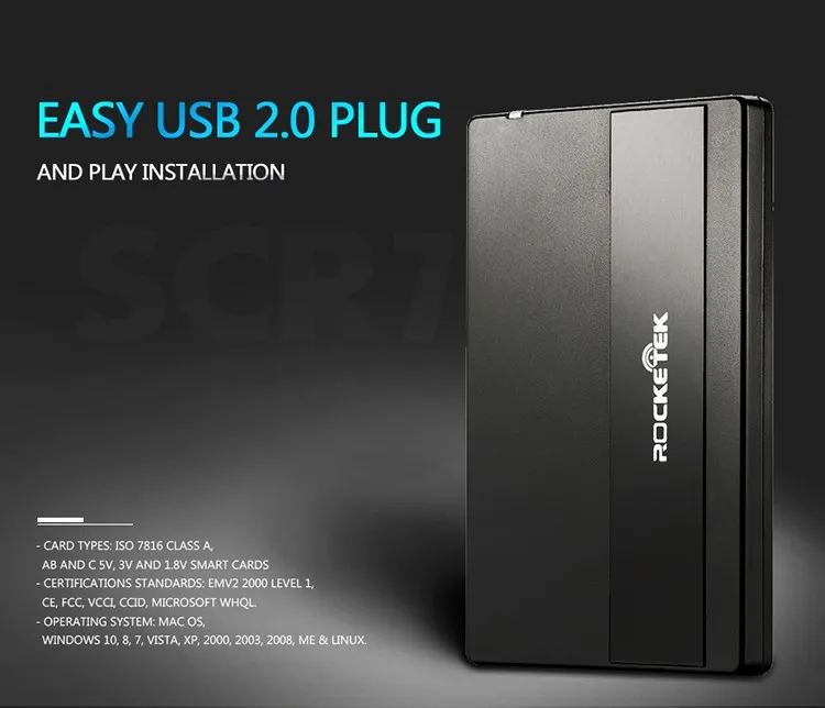 Multifunctional Smart Chip atm card reader with CE FCC - ANKUX.COM