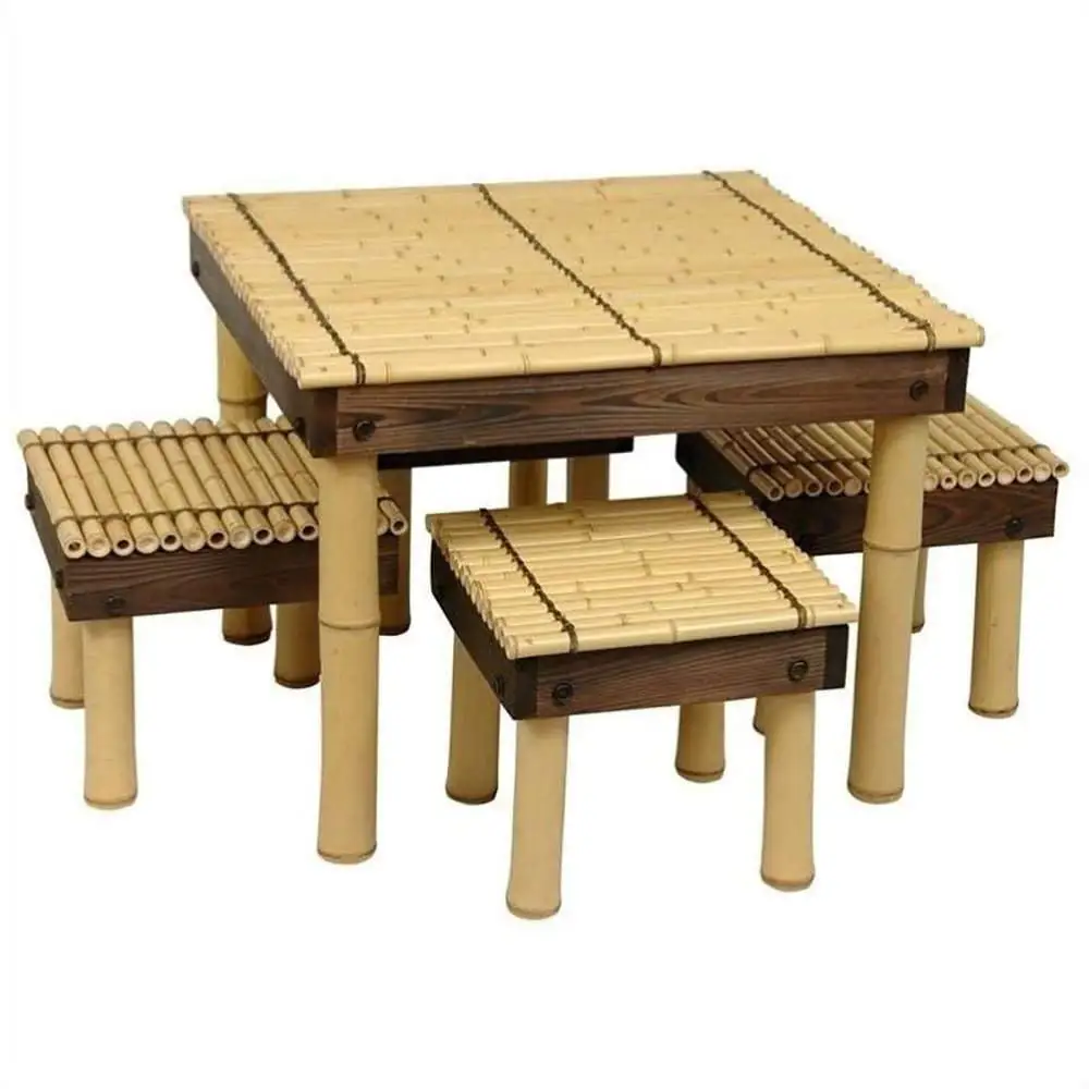Стол из бамбука