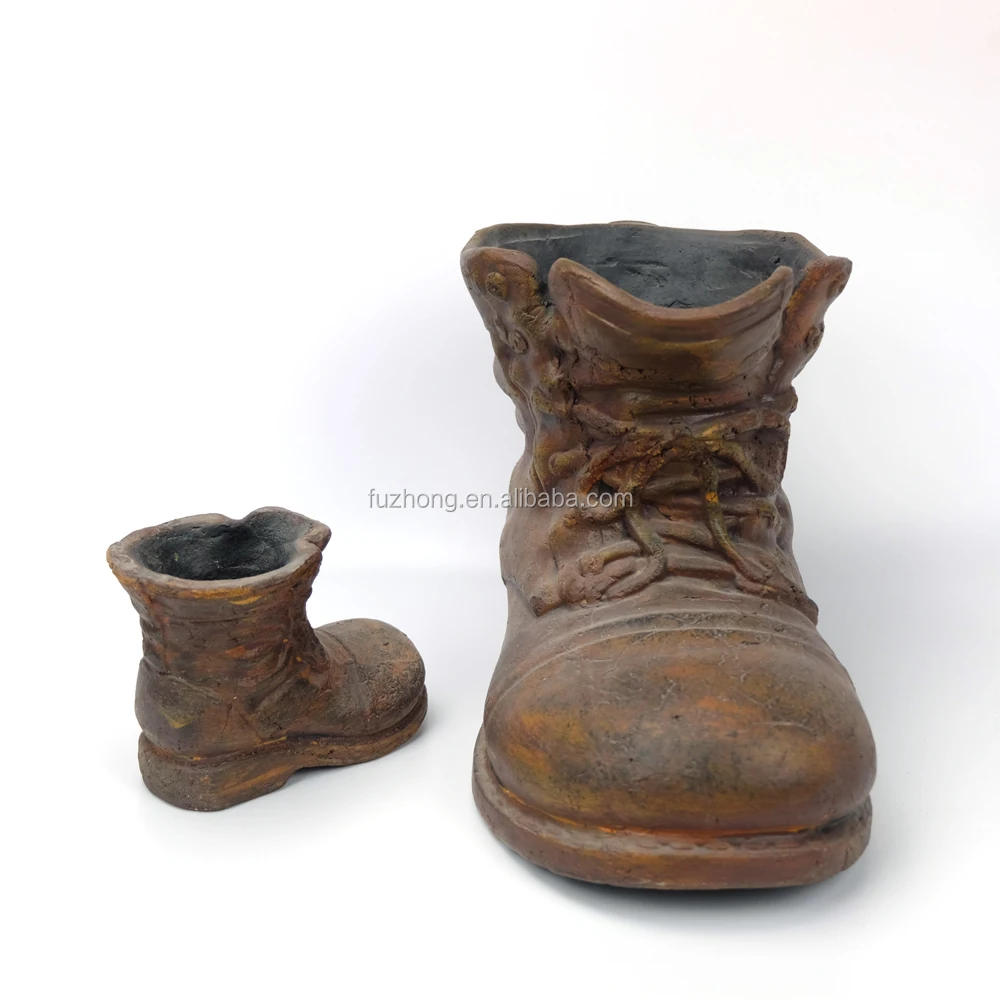 ceramic decorative shoe shaped flower pot,planter,garden ceramic decorative shoe shaped flower pot,planter,garden