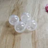 Transparent clear 60mm empty plastic capsule toy ball for vending machine