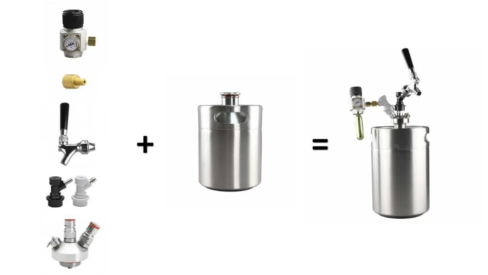 Beer 5 Liter Daught Keg With Tap For Christmas Gift Buy 5 Liter Keg,5