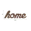 Wood Home Sign Decor, Rustic Decorative Word Signs,Standing or Wall Mount Attached Wooden Letters Hanging Cutout Table Decor