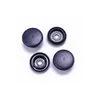 white round plastic snap button