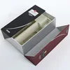 Elegant cardboard wine box/ flip top wine paper box with magnetic catch/ wine bottle box supplies
