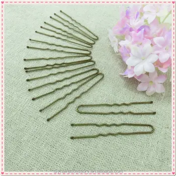Black Metal Thin U Shape Hairpins Bobby Pin Clips Health Hair Care