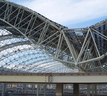 truss space steel airport span structure frame china prefabricated factory light roof galvanized aircraft supplier larger alibaba