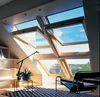 horizontal centre pivot casement aluminum frame window with tempered glass